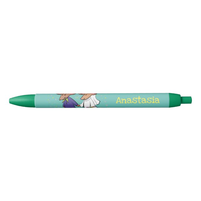 Cute mouse couple cartoon illustration pen (Front)