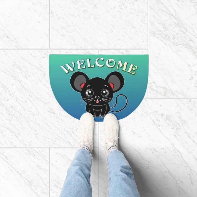 Cute Mouse  Doormat (Indoor)