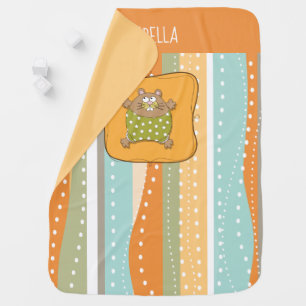 Cute Mouse in Bloomers Baby Blanket