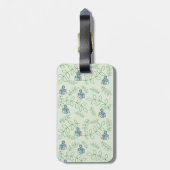Cute Mouse Loves Kitty Cat Luggage Tag (Back Vertical)