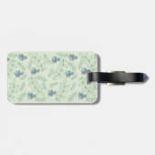 Cute Mouse Loves Kitty Cat Luggage Tag (Back Horizontal)