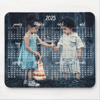 Cute Mouse Pad Photo Calendar 2025