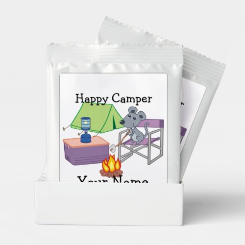 Cute Mouse Personalized Happy Camper Lemonade Drink Mix