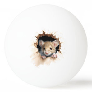 Cute Mouse  Ping Pong Ball