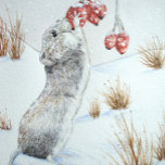 cute mouse snow scene winter wildlife teapot<br><div class="desc">This cute little wood mouse is also know as a long tailed field mouse. The cute rodent on this original christmas teapot is having a nibble on a some snow covered juicy red berries. This winter wildlife snow scene makes a lovely Christmas picture on this original teapot, it will make...</div>