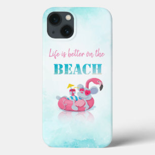 Cute Mouse  Stylish Beach  iPhone 13 Case