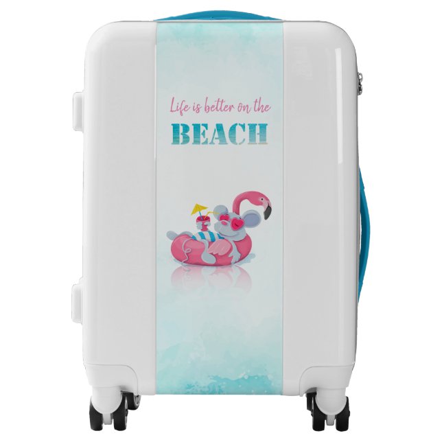 Cute Mouse Stylish Beach  Luggage (Front)