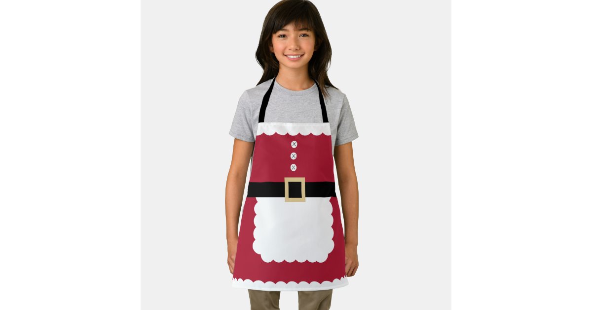 Mrs Claus Aprons Sexy Funny Digital Printed Mrs Claus Apron For