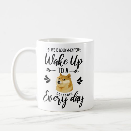 Cute Much Wow Dogecoin Meme Hodl Coffee Mug