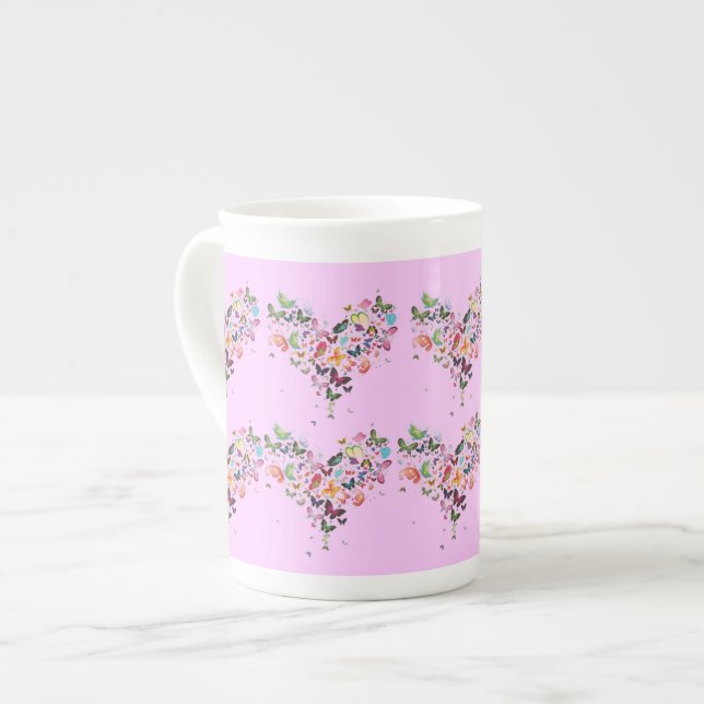 cute mug with hearts (Front Left)
