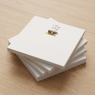 Cute Mugs & Hugs Cat   Post-it Notes