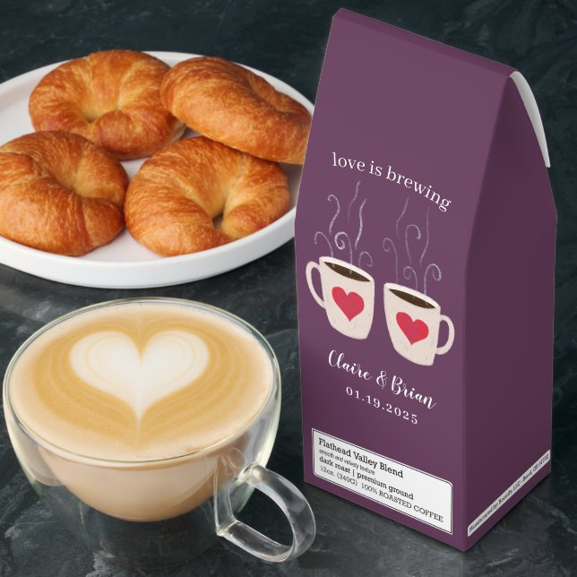 Cute Mugs Love is Brewing Wedding Roasted Coffee (Breakfast)