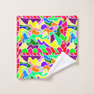 Cute multi colored wash cloth for you