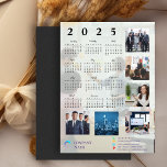 Cute Multi Photo Company Logo 2025 Calendar<br><div class="desc">Cute Multi Photo Company Logo 2025 Calendar . Stay organized and showcase your company’s personality with this stylish Watercolor Multi Photo Company Logo 2025 Calendar. Perfect for offices, client gifts, or team members, this custom calendar features a sleek design that combines modern simplicity with artistic charm. Personalize each month with...</div>