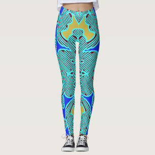 Cute multicolor trendy "Ratti_Creative_Arts" Legg Leggings