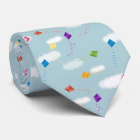 Cute Multicolored Flying Kites Kids Pattern