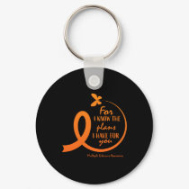 Cute Multiple Sclerosis Awareness Gift Christian B Keychain