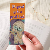 Cute Mummy Book Lovers Bookmark