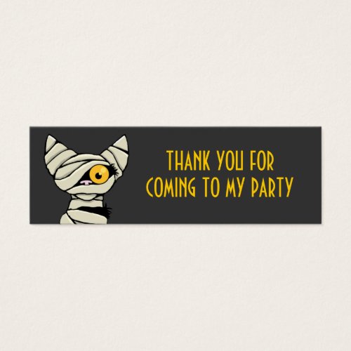 Cute Mummy Cat Thank You Party Favour Cards