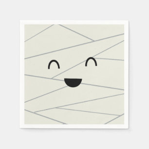 Cute Mummy Halloween Napkins
