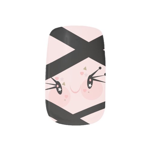 Cute Mummy Pink Halloween Party Minx Nail Art