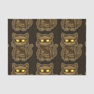 Cute Mummy Spooky Cat Tissue Paper