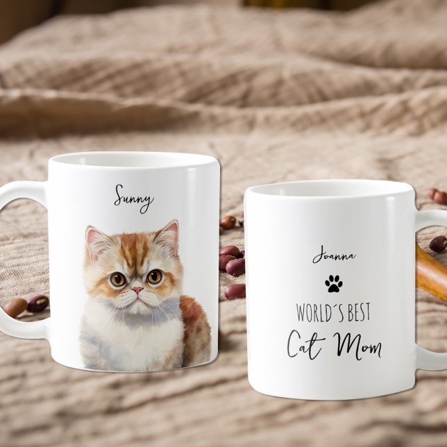 Cute Munchkin Cat Custom Best Mom / Dad  Coffee Mug (Creator Uploaded)