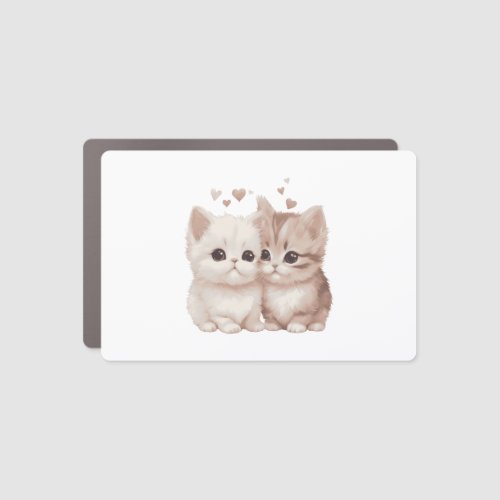 Cute Munchkin Kitten Classic T_Shirt Car Magnet