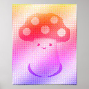 Mushroom Boob Art Print — Owlhaired Designs