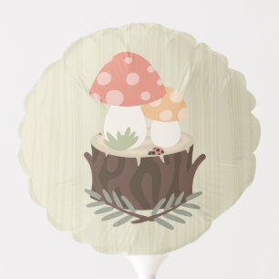 Cute Mushroom Baby Shower Balloon