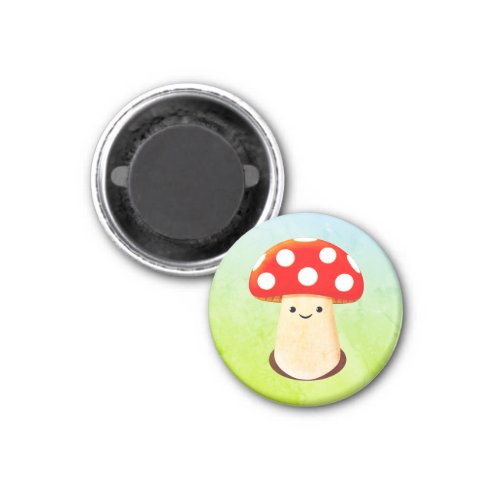Cute Mushroom Drawing  Magnet