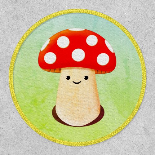 Cute Mushroom Drawing Patch