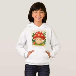Cute Mushroom Hoodie for Kids