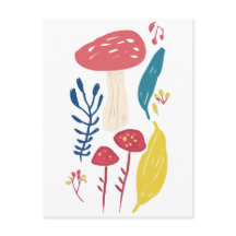 Cute mushroom illustration
