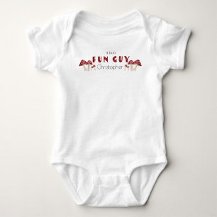 Cute Mushroom Little Fun Guy Baby Shower Gift Bodysuit