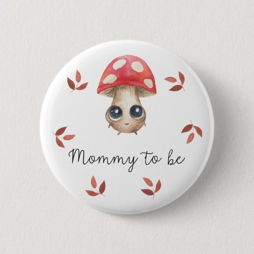 Cute mushroom Mommy to be Baby shower
