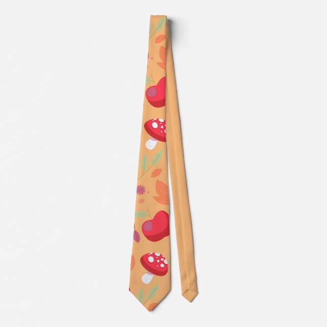 Cute Mushroom Neck Tie | Emma A. (Front)