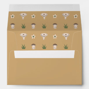 Cute Mushroom Pattern Envelope