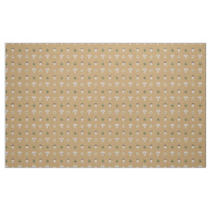 Cute Mushroom Pattern Fabric
