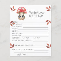 Cute mushroom - predictions and advice game