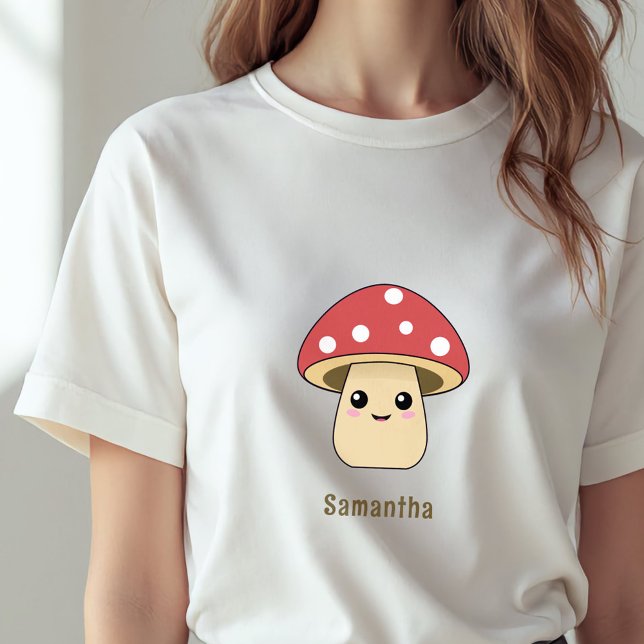 Cute Mushroom Tri-Blend Shirt (Cute Mushroom TShirt)