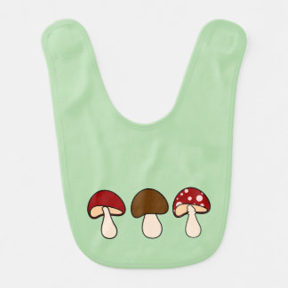 🍄 Cute Mushrooms Baby Bib 🍄