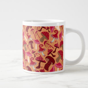 Cute Mushrooms Giant Coffee Mug