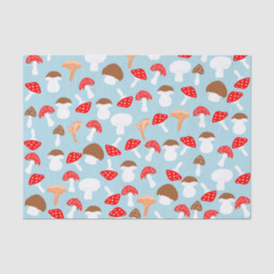 Cute Mushrooms Tissue Paper