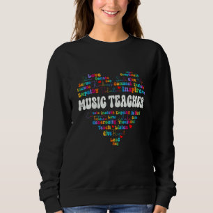 Cute Music Teacher Appreciation Week back to schoo Sweatshirt