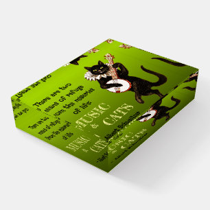 Cute Musical Cat Two Means of Refuge Schweitzer Paperweight