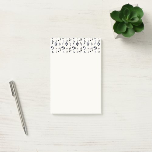 Cute Musical Notes Pattern