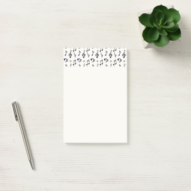 Cute Musical Notes Pattern (Office)