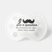 Cute Mustache pacifier (Front)