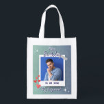 Cute My Boyfriend Birthday  Grocery Bag<br><div class="desc">Celebrate your boyfriend’s big day with this adorable birthday gift design that’s perfect any Product. Featuring a lighthearted and sweet style,  it’s ideal for surprising him at a party,  romantic dinner,  or weekend getaway. A thoughtful keepsake he’ll love to wear or use all year round.</div>